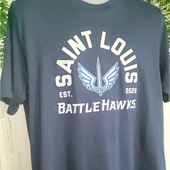 ST LOUIS BATTLEHAWKS T-SHIRT Official Wear - Picture 4 of 6